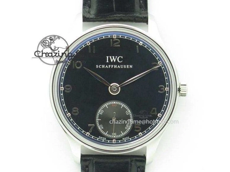 MIROTIME 0422 Compact Portuguese IW545409 RG ZF 1:1 Best Edition White Dial On Brown Leather Strap A 7336